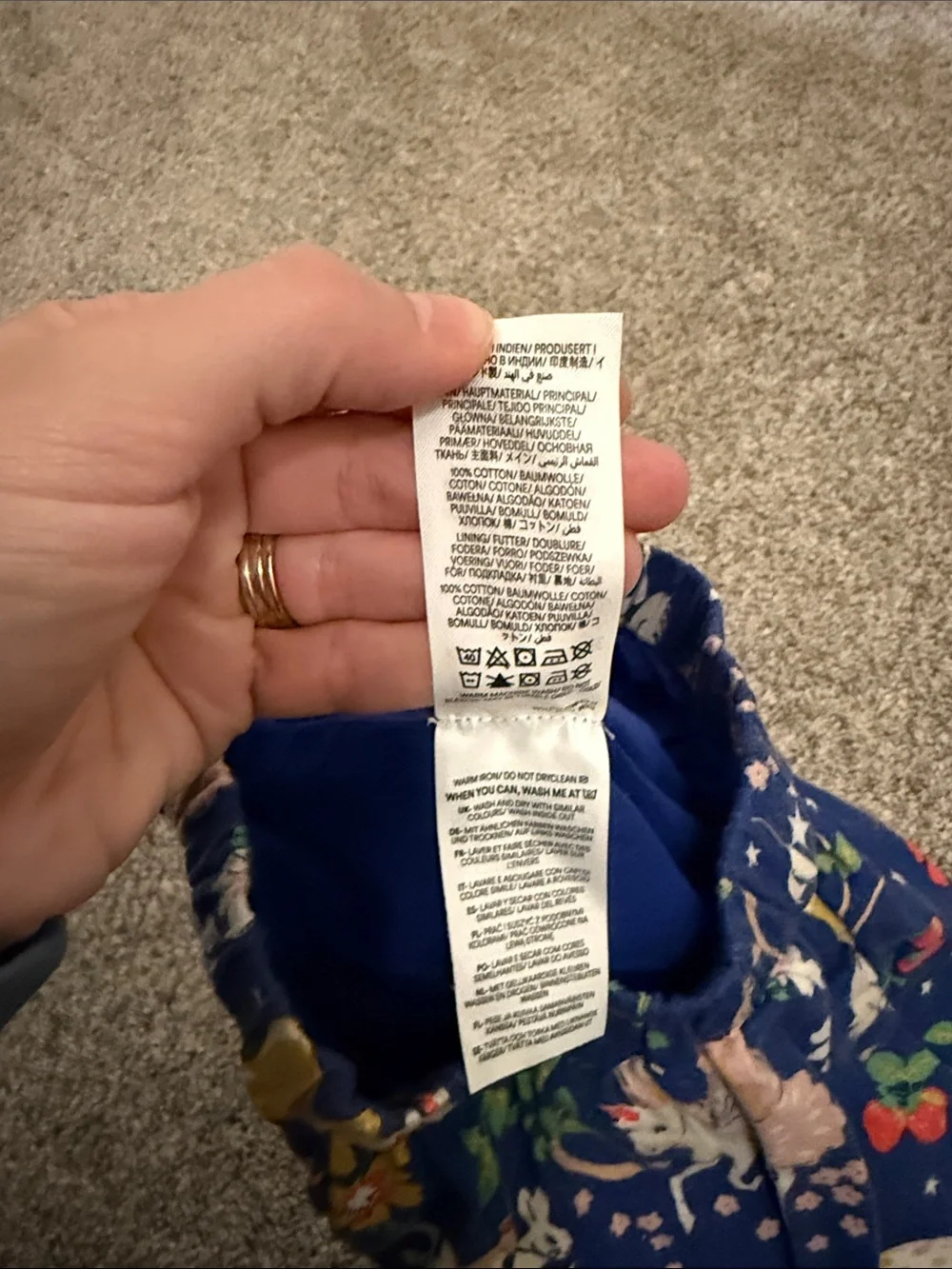 Mini Boden bright blue